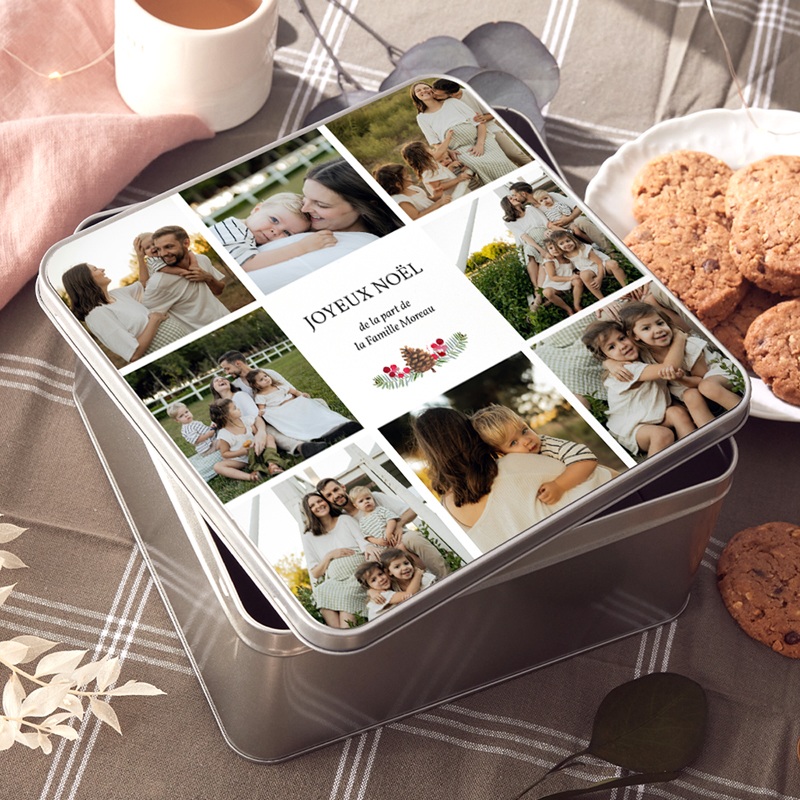 Boîte photo personnalisée Trésors Gourmands
