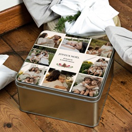 Boîte photo personnalisée Trésors Gourmands gratuit