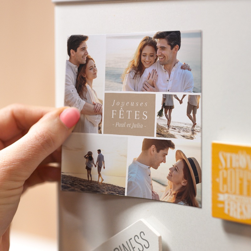 Magnet photo personnalisé Les Petits Bonheurs à Deux