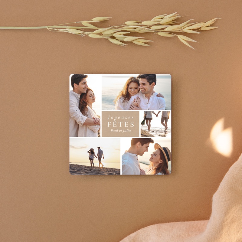 Magnet photo personnalisé Les Petits Bonheurs à Deux