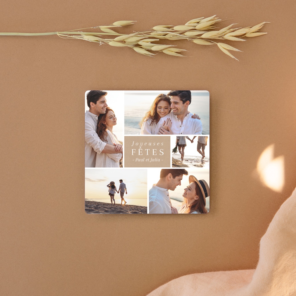 Magnet photo personnalisé Les Petits Bonheurs à Deux
