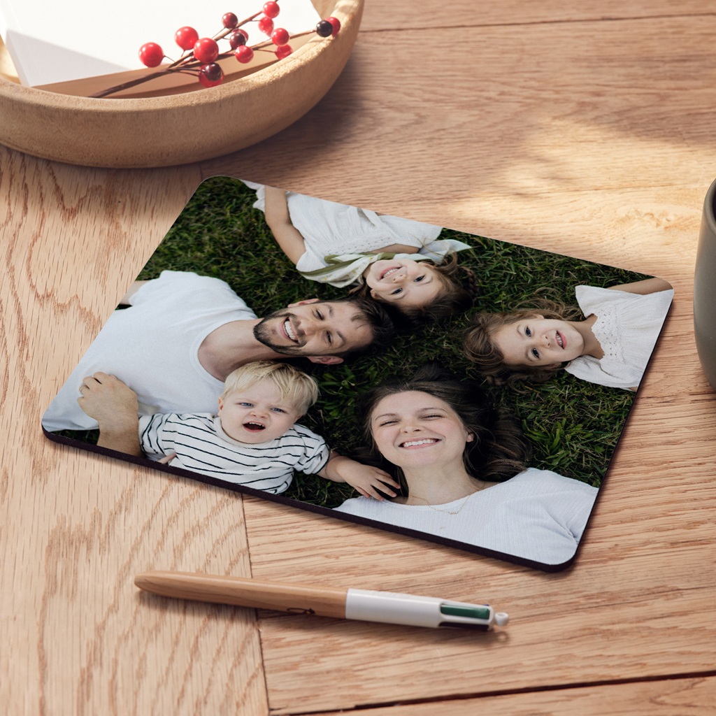Tapis de souris personnalisé Nos Petits Bonheurs