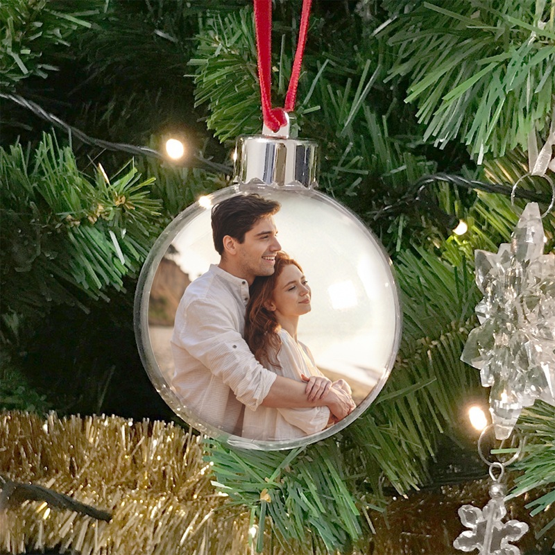 Boule de Noël personnalisée Les Petits Bonheurs à Deux
