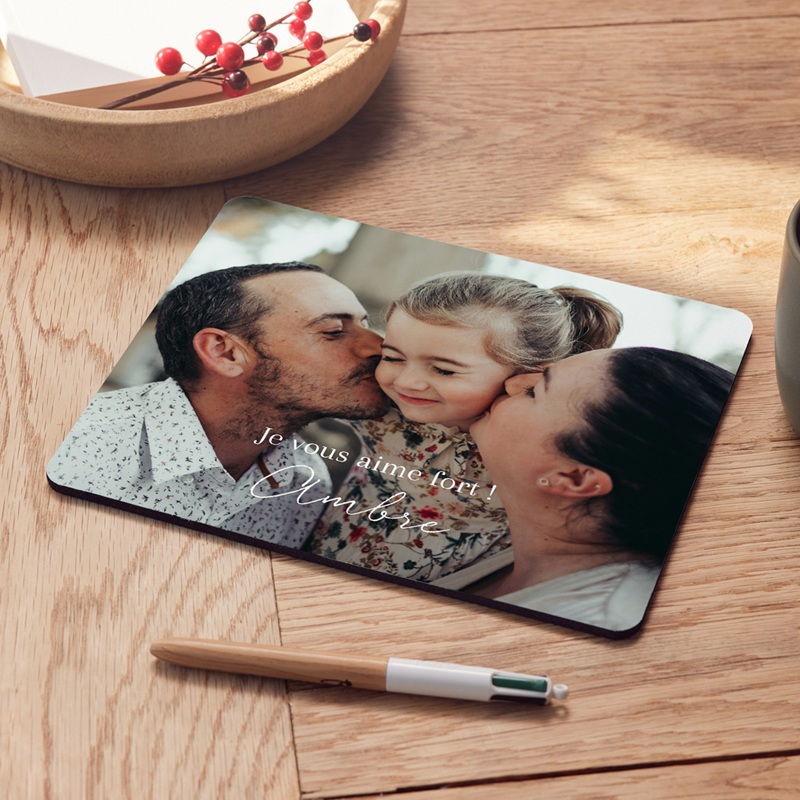 Tapis de souris personnalisé Au Rythme du Bonheur