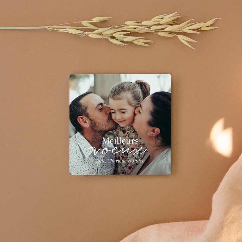Magnet photo personnalisé Au Rythme du Bonheur