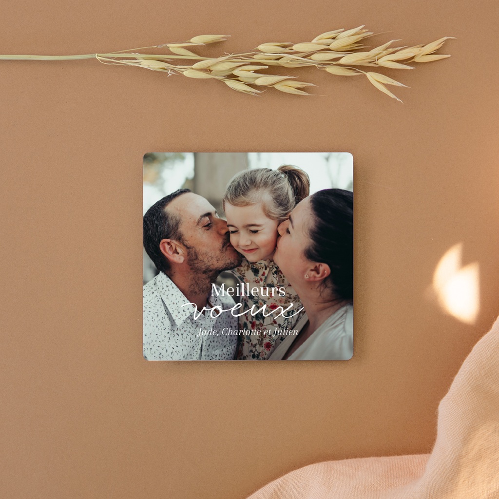 Magnet photo personnalisé Au Rythme du Bonheur