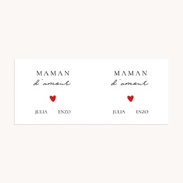 Mug personnalisé Cœur de Maman pas cher