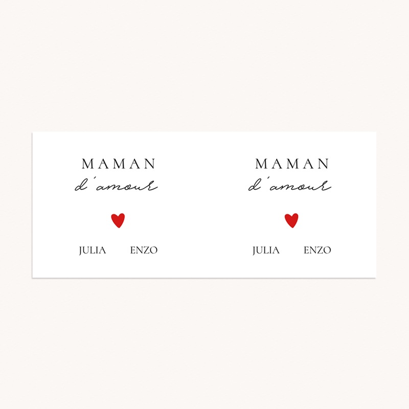 Mug personnalisé Cœur de Maman pas cher