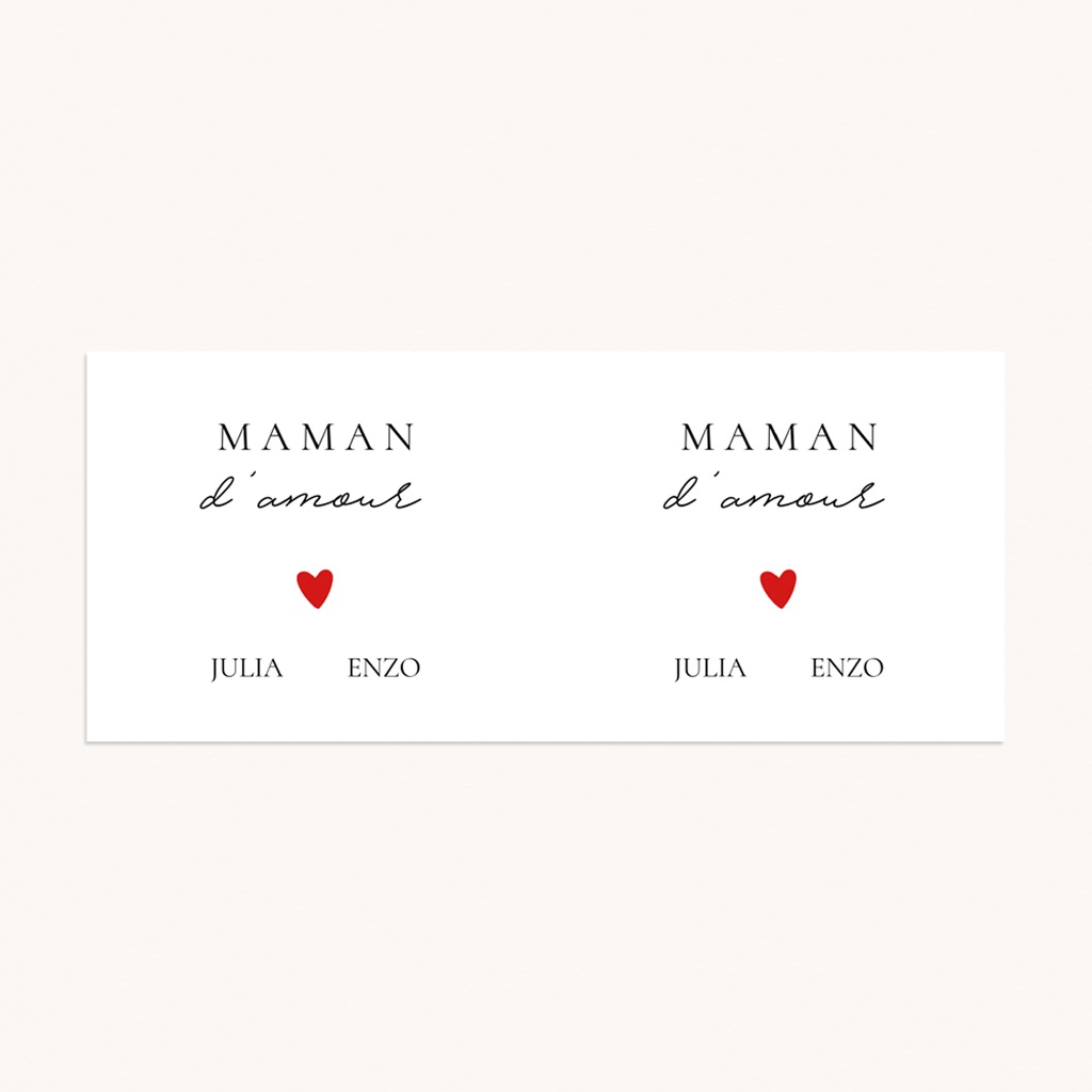 Mug personnalisé Cœur de Maman pas cher