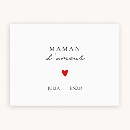 Gourde personnalisée Cœur de Maman pas cher