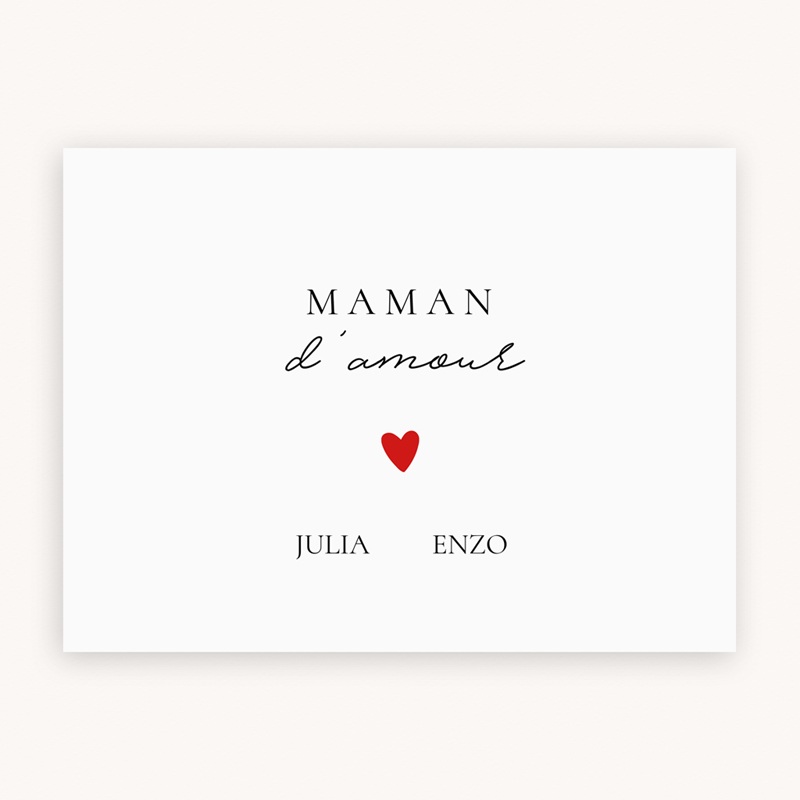 Gourde personnalisée Cœur de Maman pas cher