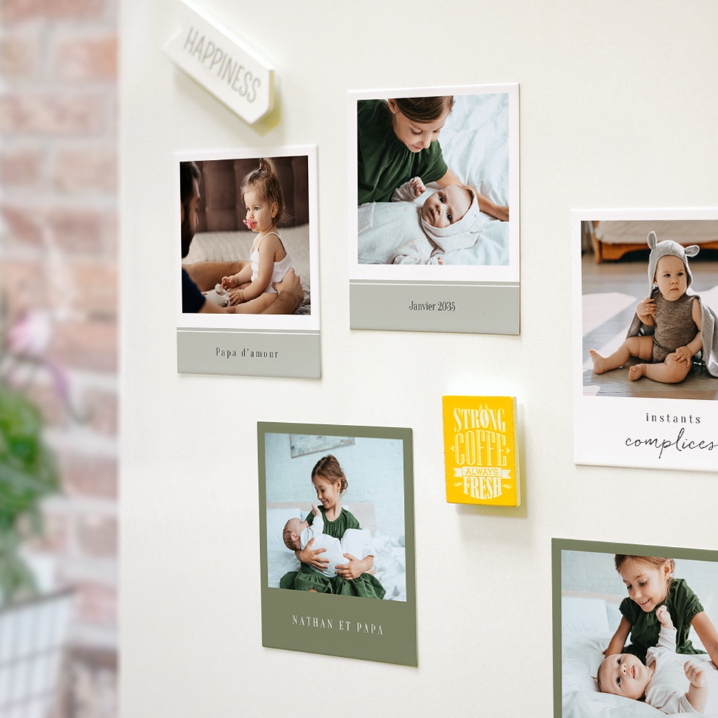 Magnet photo personnalisé Un Amour de Papa pas cher