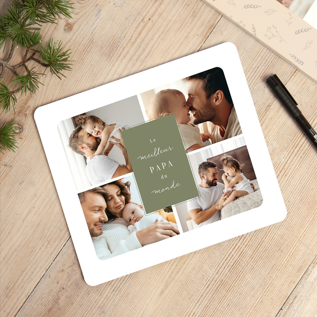 Tapis de souris personnalisé Un Amour de Papa gratuit