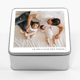 Boîte photo personnalisée Les Petits Bonheurs de Papa pas cher