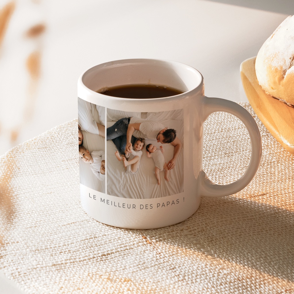 Mug personnalisé Les Petits Bonheurs de Papa