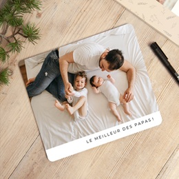 Tapis de souris personnalisé Les Petits Bonheurs de Papa gratuit