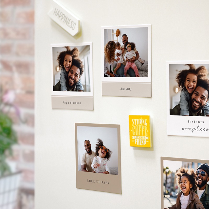 Magnet photo personnalisé Mon Héros du Quotidien pas cher