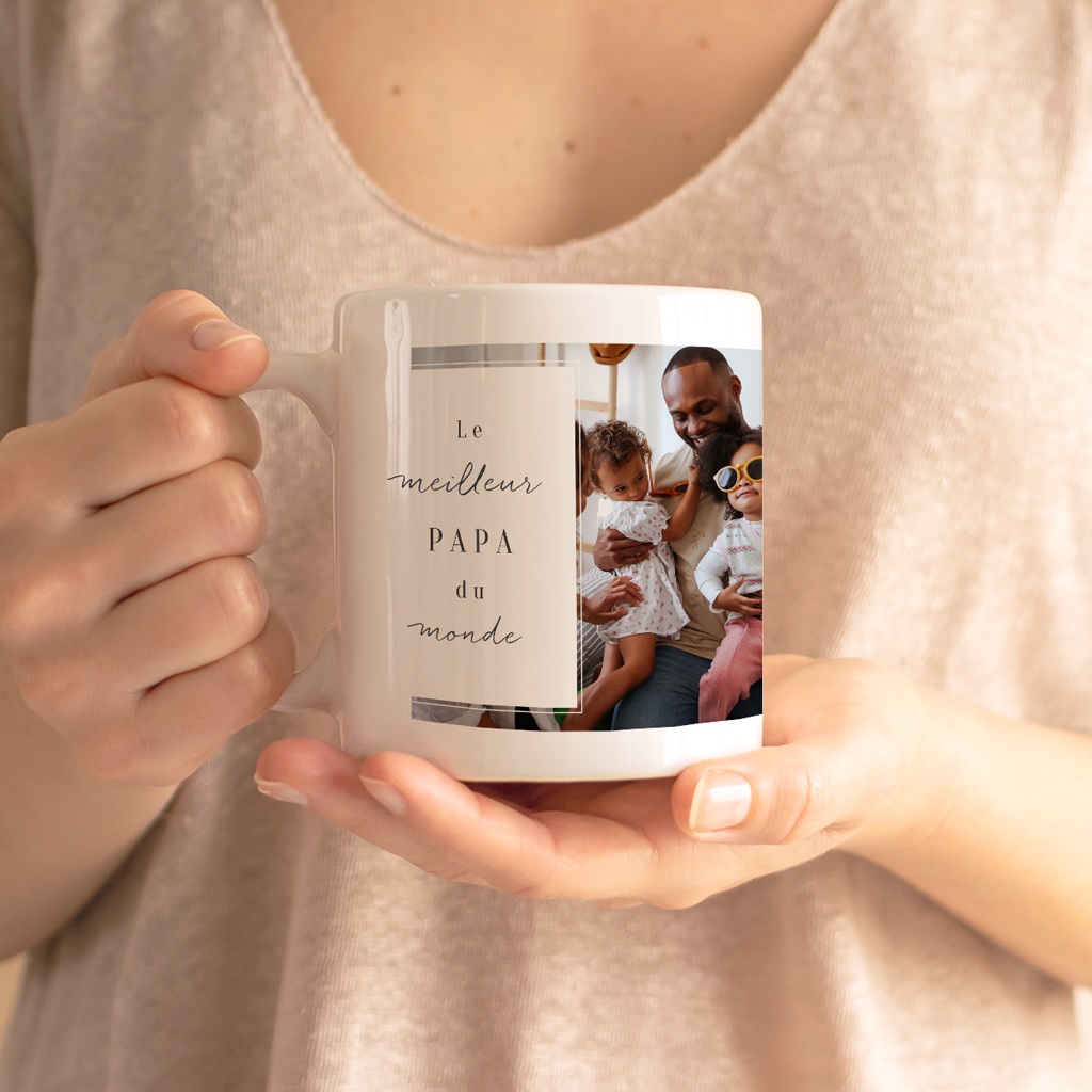Mug personnalisé Mon Héros du Quotidien gratuit