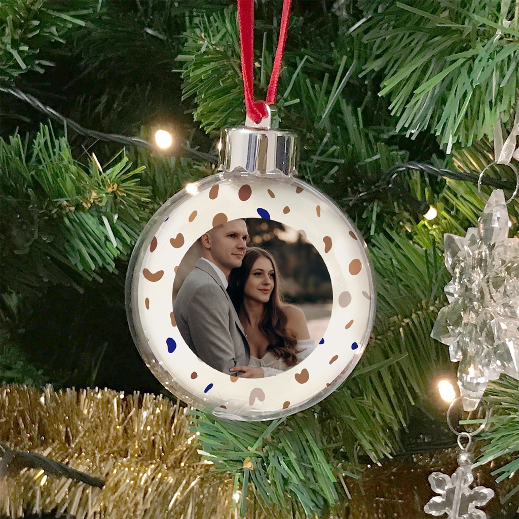 Boule de Noël personnalisée Toi & Moi