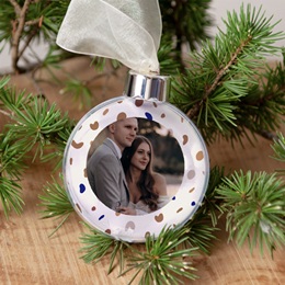 Boule de Noël personnalisée Toi & Moi gratuit