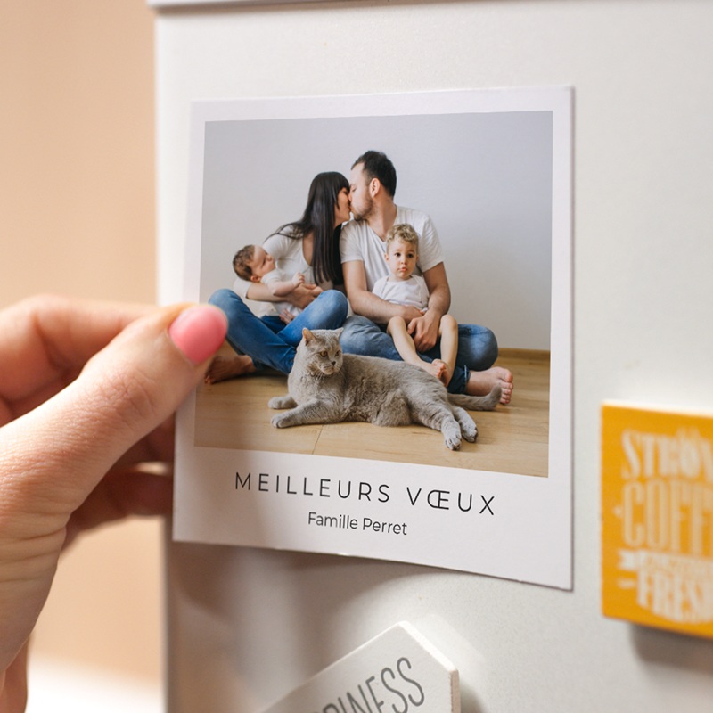 Magnet photo personnalisé Les Petits Bonheurs de Papa
