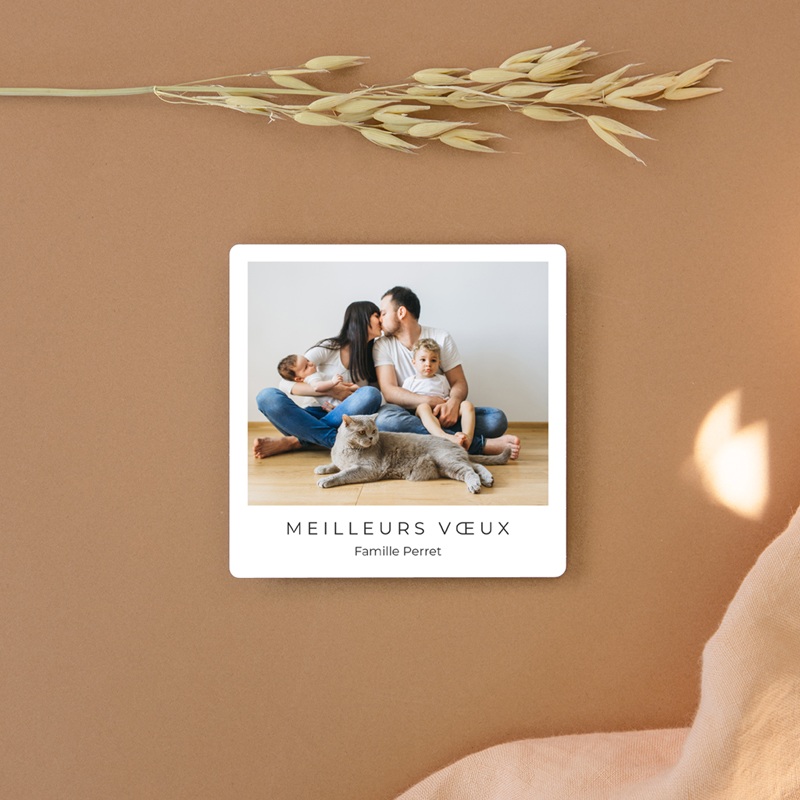 Magnet photo personnalisé Les Petits Bonheurs de Papa