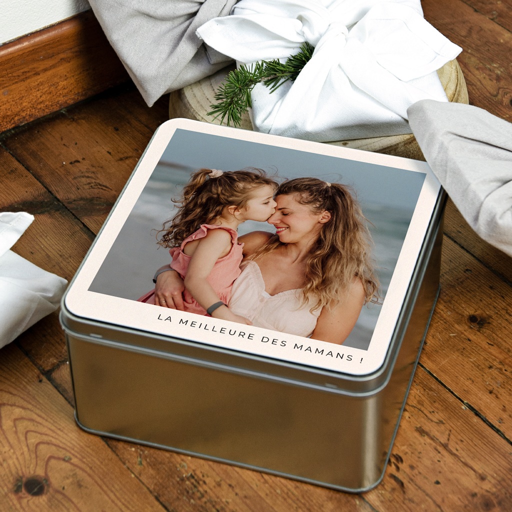 Boîte photo personnalisée L’Essence du Cœur gratuit