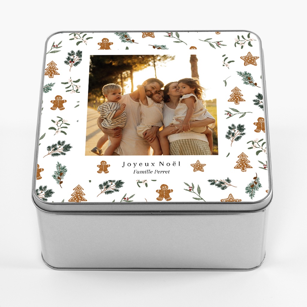 Boîte photo personnalisée Saveurs d’Hiver pas cher