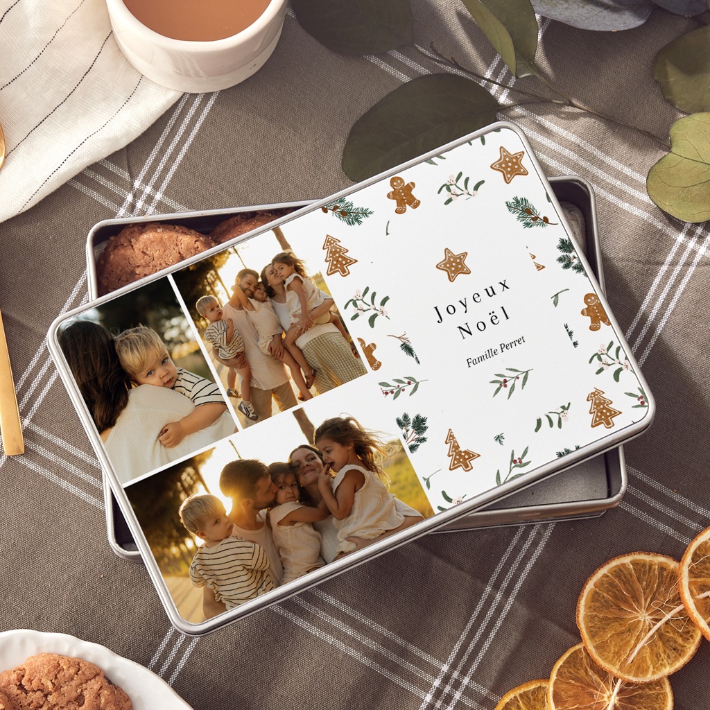 Boîte photo personnalisée Saveurs d’Hiver