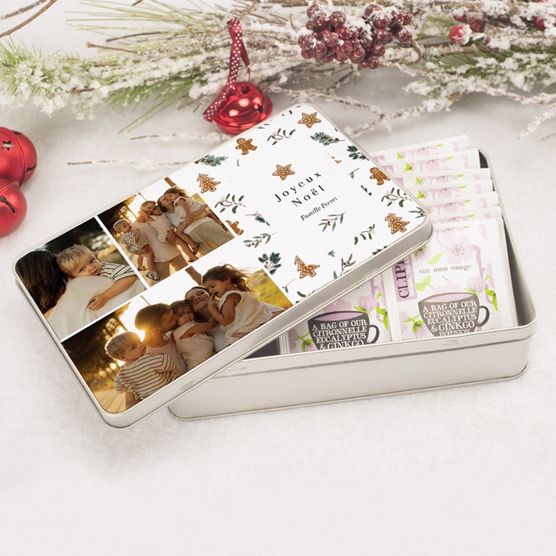 Boîte photo personnalisée Saveurs d’Hiver gratuit