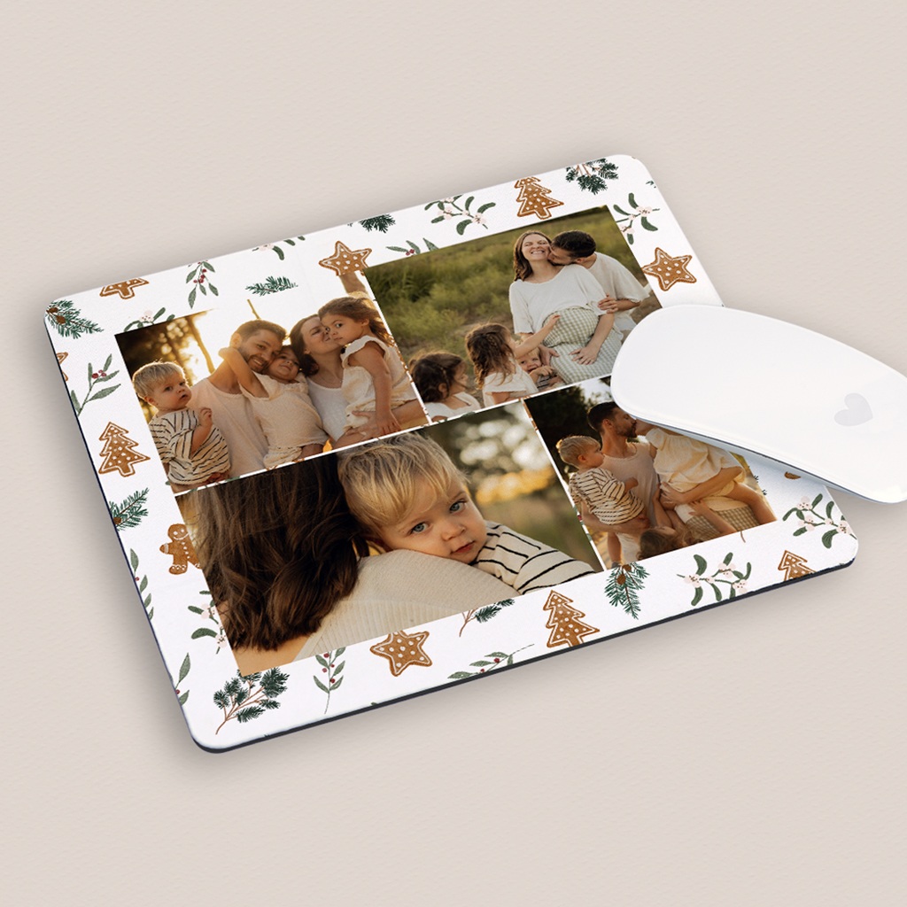 Tapis de souris personnalisé Saveurs d’Hiver pas cher