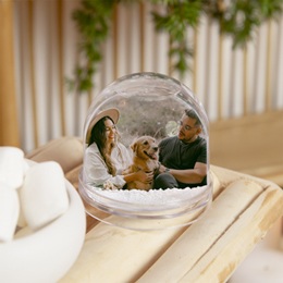 Boule à neige personnalisée Éclats d’Amour