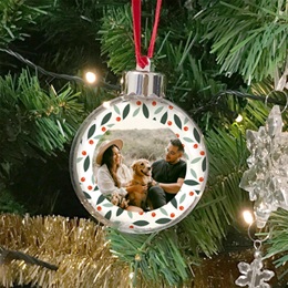 Boule de Noël personnalisée Éclats d’Amour