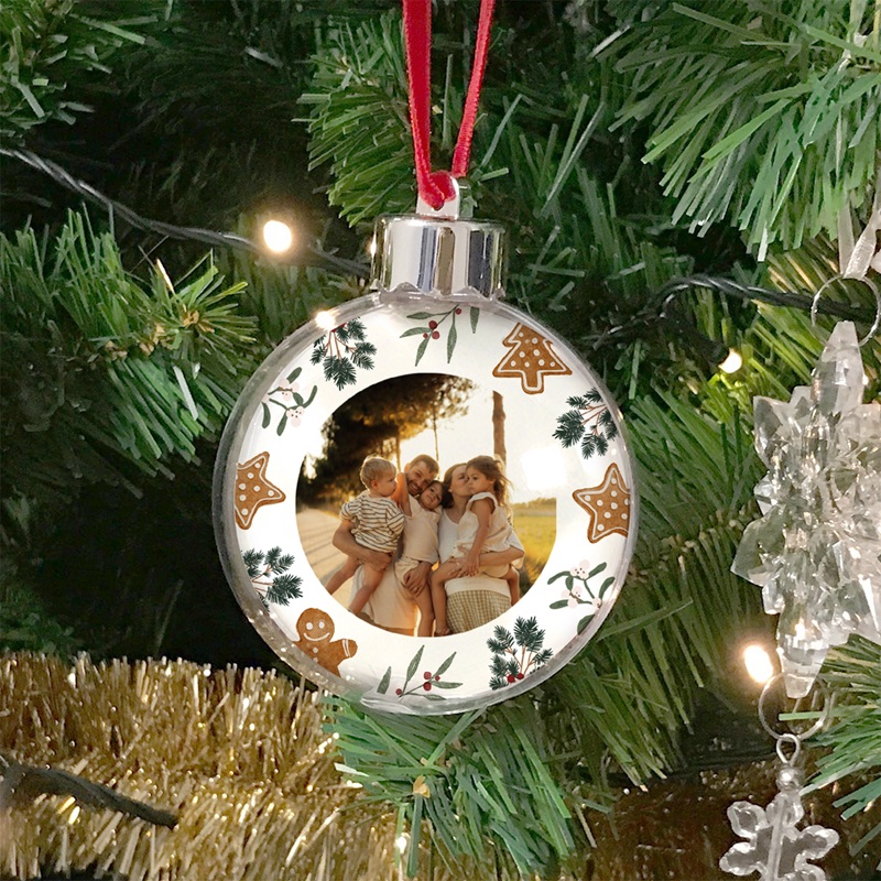 Boule de No&euml;l personnalis&eacute;e Saveurs d&rsquo;Hiver