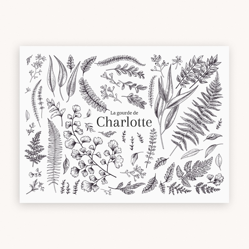 Gourde personnalisée L’Essence Botanique pas cher