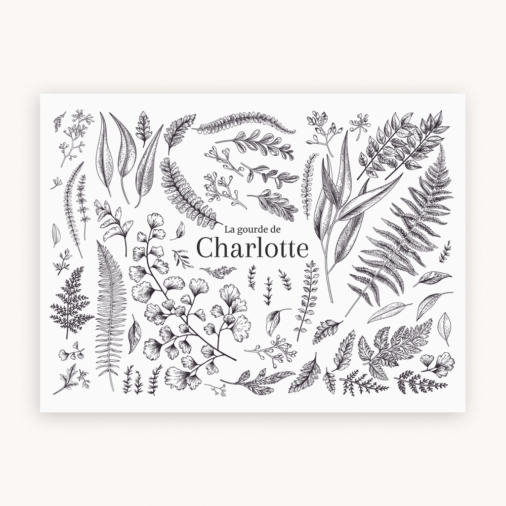 Gourde personnalisée L’Essence Botanique pas cher