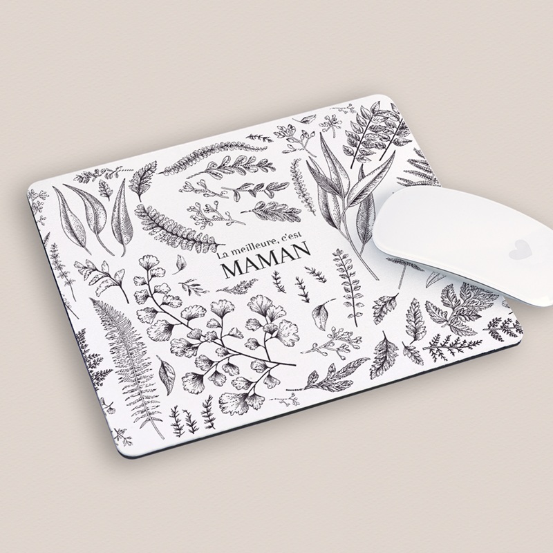 Tapis de souris personnalisé L’Essence Botanique pas cher