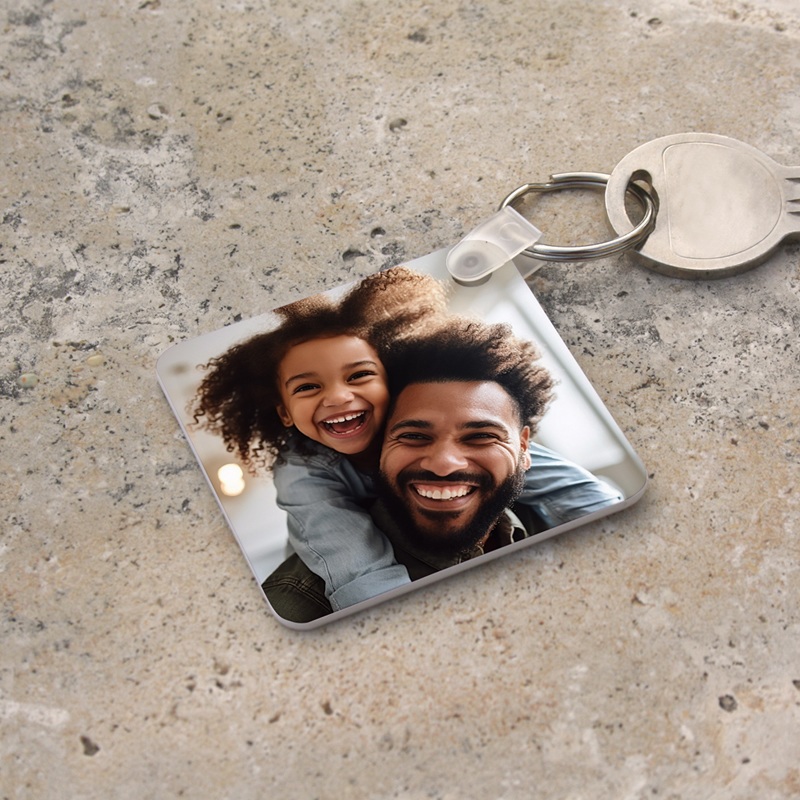 Porte-clés personnalisé Papa & Moi
