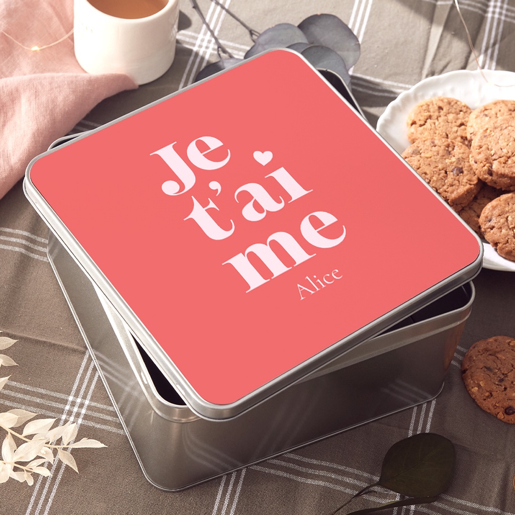 Boîte photo personnalisée L’Amour au Fil du Temps