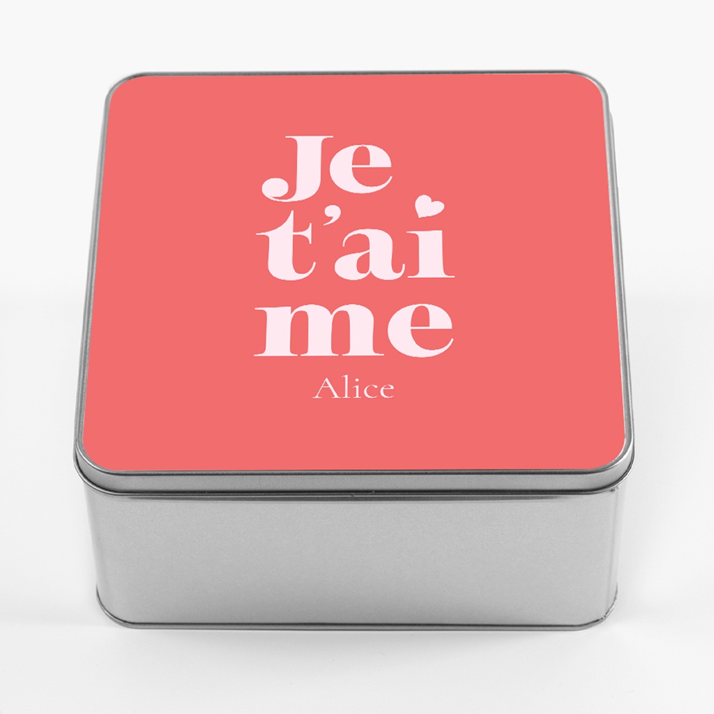 Boîte photo personnalisée L’Amour au Fil du Temps pas cher