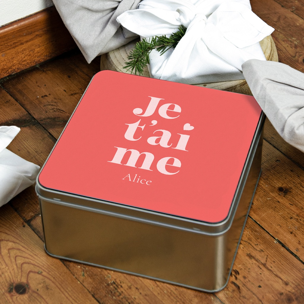 Boîte photo personnalisée L’Amour au Fil du Temps gratuit