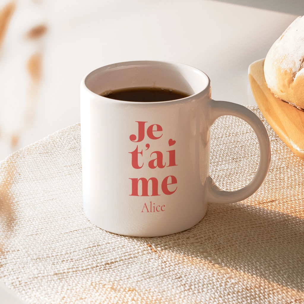 Mug personnalisé L’Amour au Fil du Temps