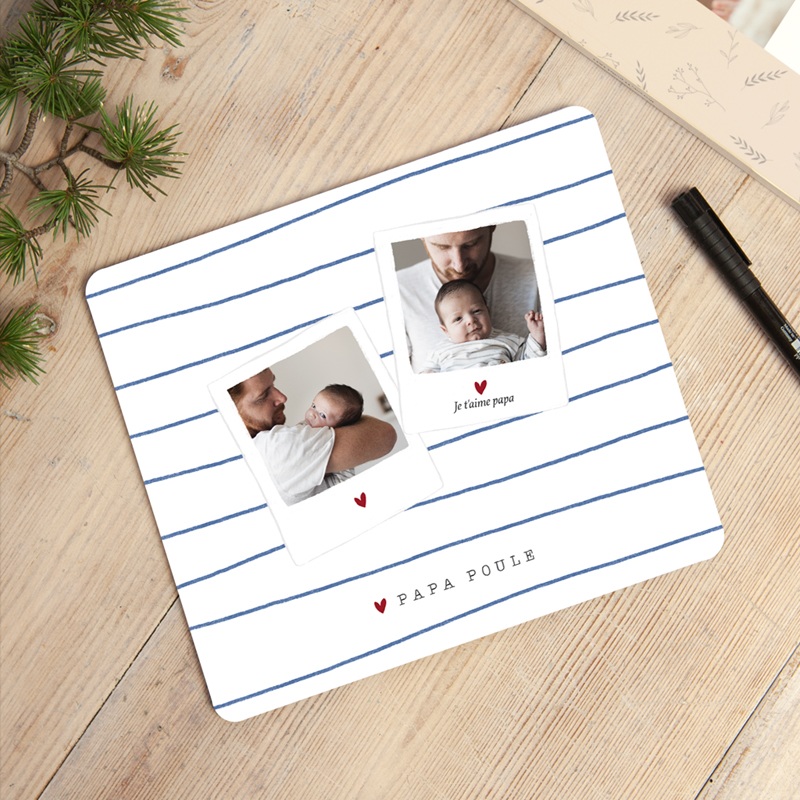 Tapis de souris personnalisé Papa Cool gratuit