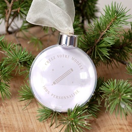 Boule de Noël personnalisée Do It Yourself gratuit