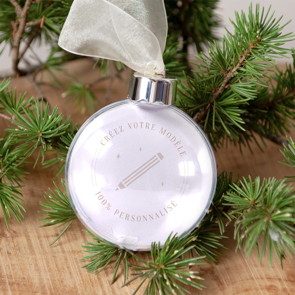 Boule de Noël personnalisée Do It Yourself gratuit