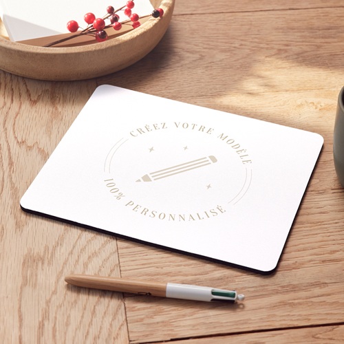 Tapis De Souris Personnalisable Chouette - Ref 34 - Avec Prénom Ou Texte De Ton Choix - Neuf