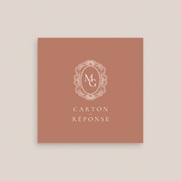 Carton réponse mariage L’Écrin de Nos Vœux gratuit