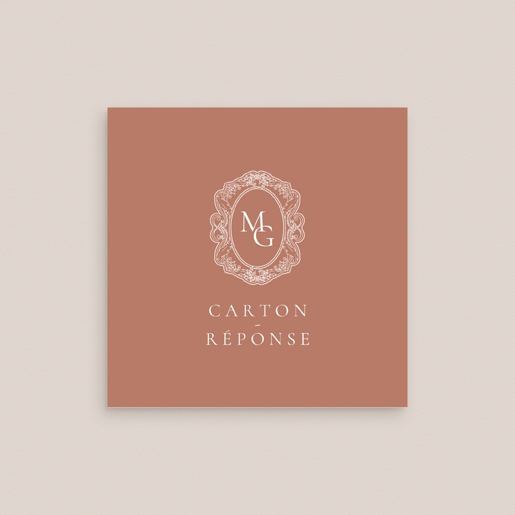 Carton réponse mariage L’Écrin de Nos Vœux gratuit