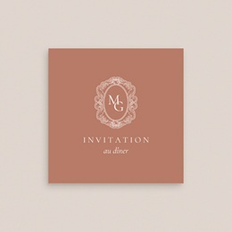 Carte d'invitation mariage L’Écrin de Nos Vœux gratuit