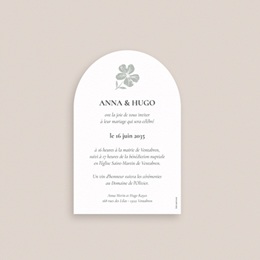 Faire-part de mariage Sauge en Fleurs pas cher